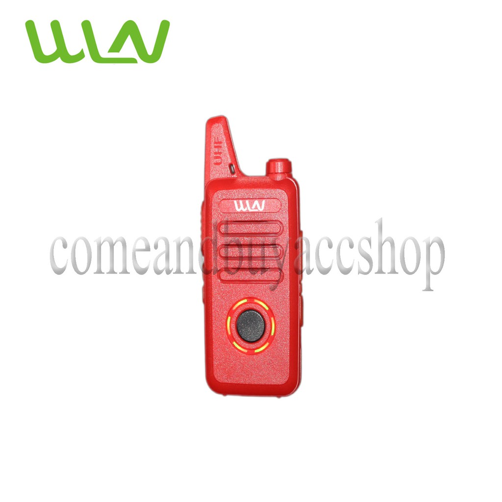 Walkie Talkie WLN HT Two-Way Radio KD-C1 (Dengan Layar Digital)-Merah