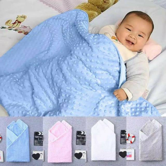 SELIMUT BAYI POLOS  MINKY SELIMUT DOUDOU  SELIMUT Carter POLOS BABY BLANKET POLOS SELIMUT Doudou candy dot Minky Selimut Minky Dot Motif Blanket Cotton On Minky Selimut Bintik Motif | Selimut Minky Fleece Motif Selimut motif Dot Minky / Soft Baby Blanket