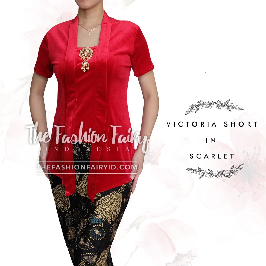 KEBAYA VICTORIA SHORT SLEEVE