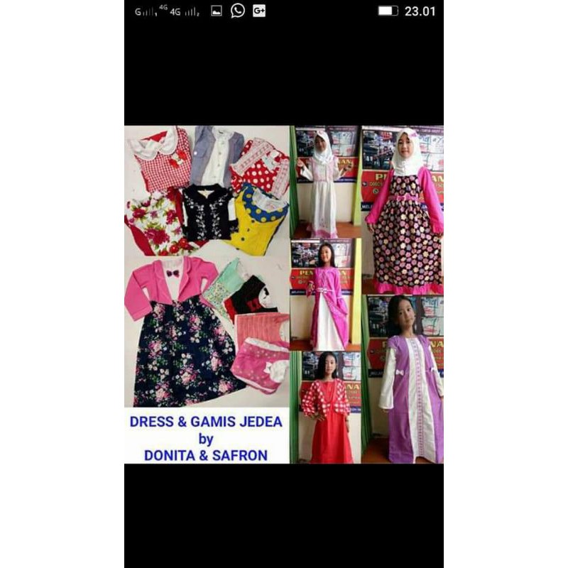 Gamis anak Donita/jedea (brand matahari)