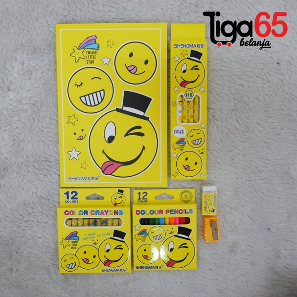 365 STATIONERY SET #40972 Buku &amp; Alat Tulis Anak / Karakter Fancy Gambar Lucu