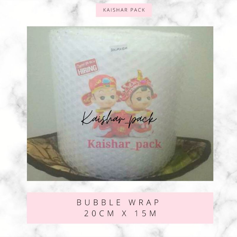 

KAISHAR - BUBBLE WRAP / BUBBLEWRAP 20CM x 15M