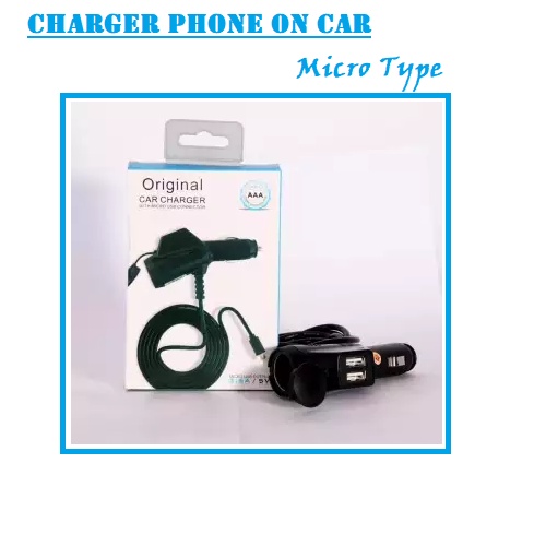 Original CAR CHARGER With Micro USB Connector