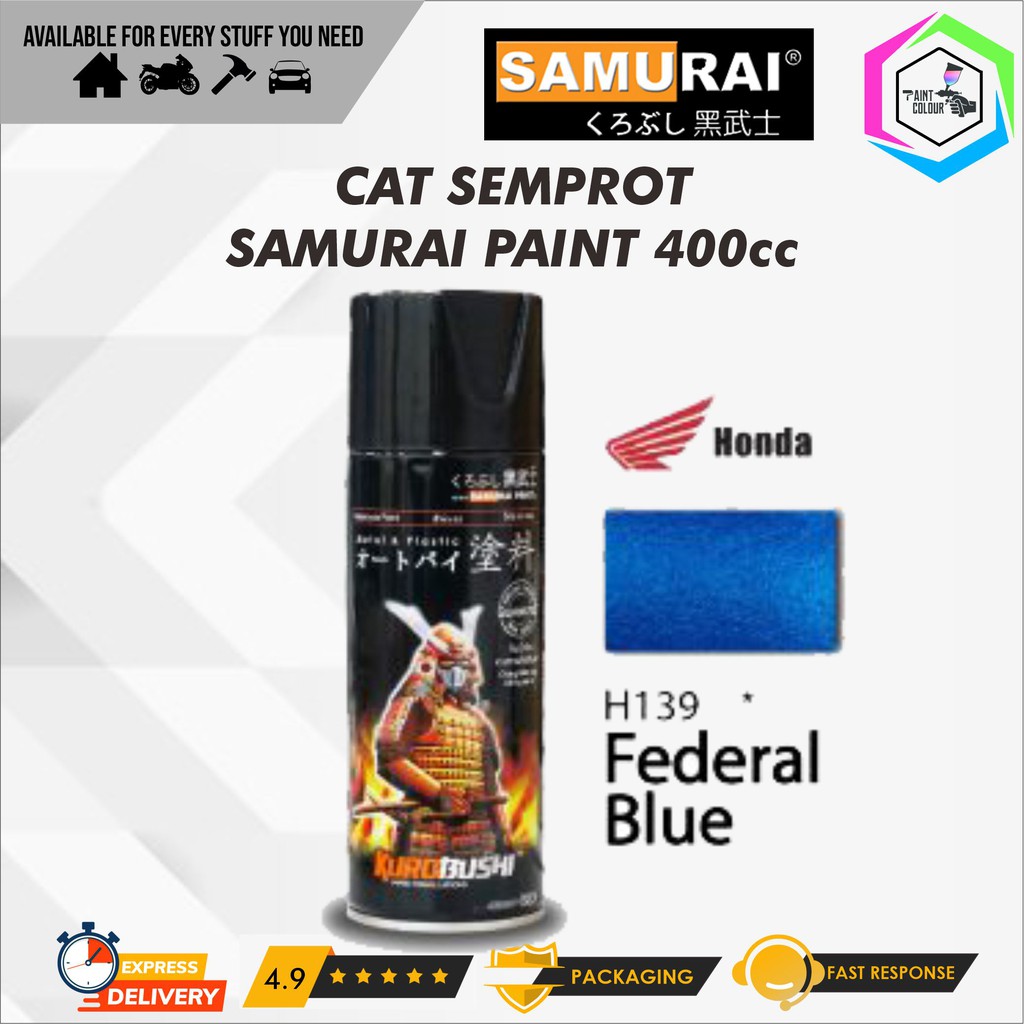 Samurai Paint H139* Federal Blue/Candy Blue Cat Semprot/Pylox