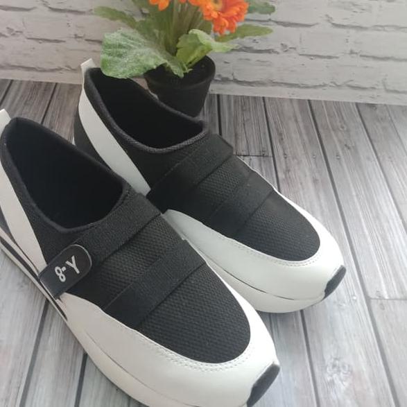 ➦ Sepatu Wanita Slip On Elora SDS292 Putih ✬