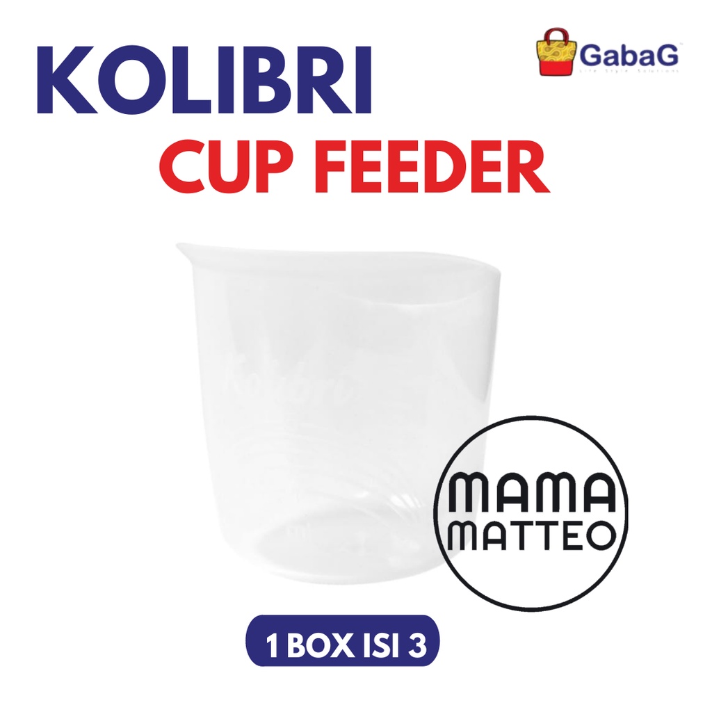 GABAG Kolibri CUP FEEDER Cangkir Menyusui / Gelas Asi Bayi / Breastfeeding Glass Baby / BANDUNG