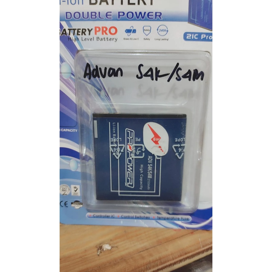 Pro Power Battery Batre Advan S4K  S4M 2100  Mah  Batre Dobelll Power ADVAN BATRE