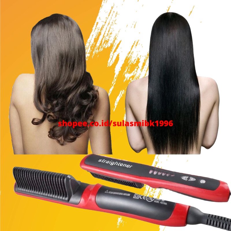 CATOK SISIR PELURUS RAMBUT HAIR STRAIGHTENER 908A