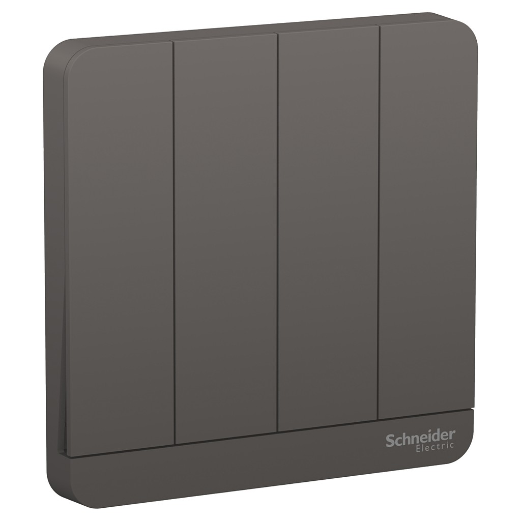 Saklar 4 Gang Schneider AvatarOn / Avatar On Dark Grey