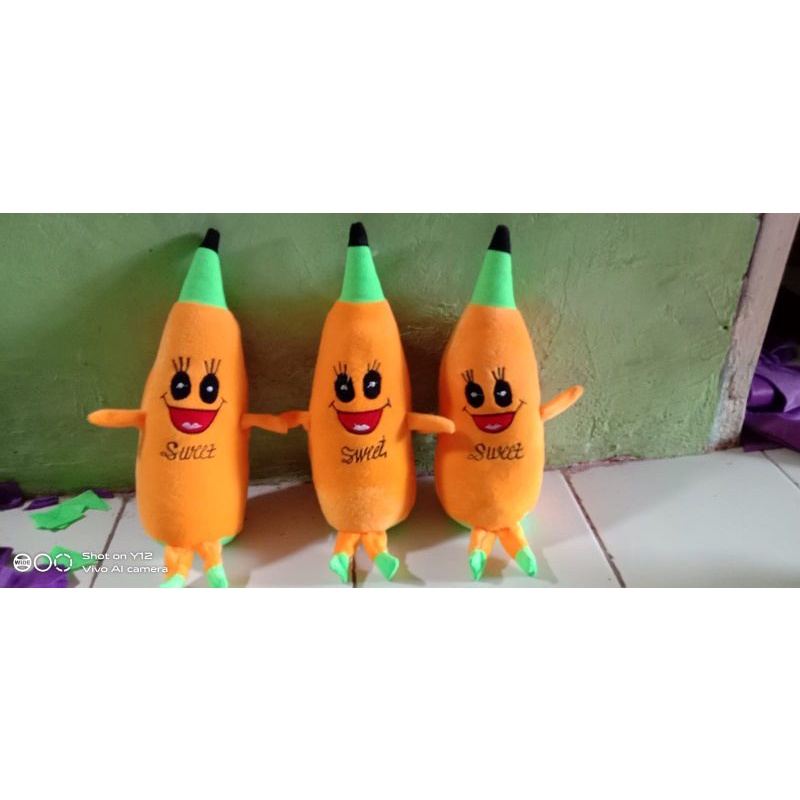 Boneka Pisang/Banana Uk 30Cm Mainan Anak Murah