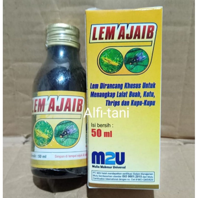 

perekat perangkap hama lalat buah LEM AJAIB isi 50ml