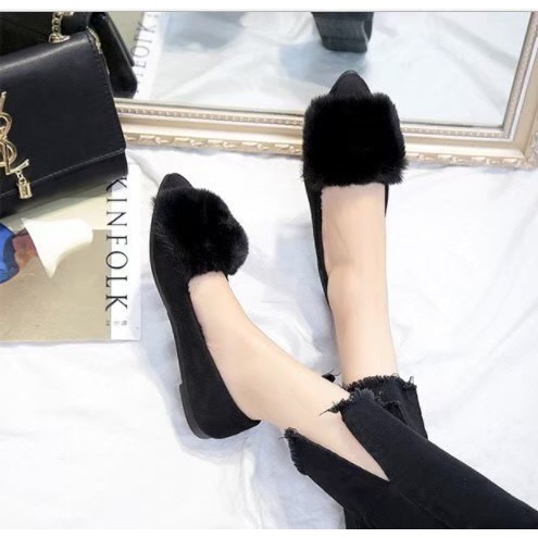 Flat Shoes Wanita Dewasa | Flat Shoes Fluffy