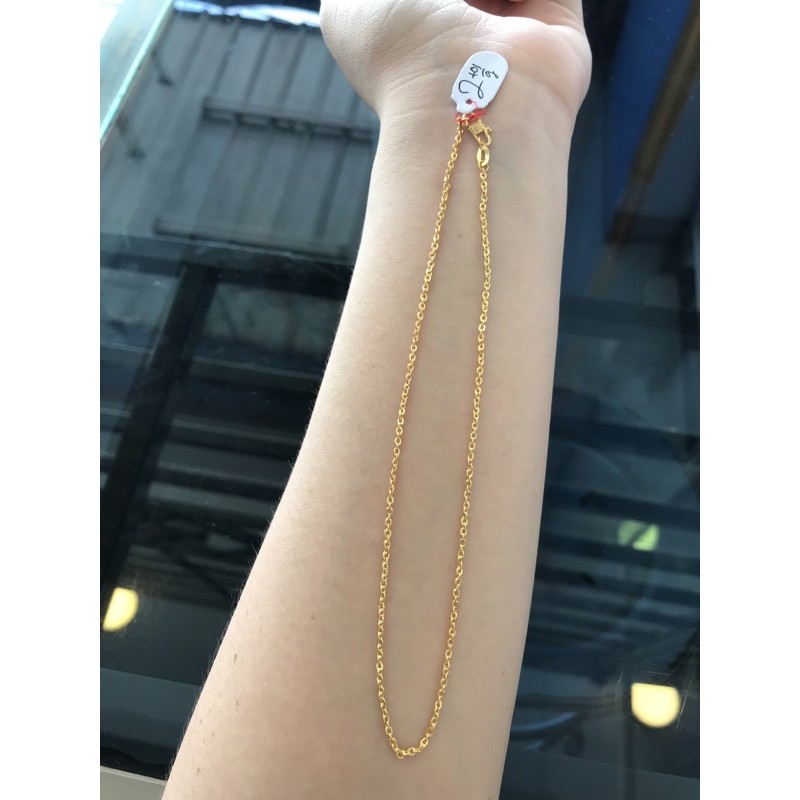 Kalung anak nori polos emas asli kadar 300