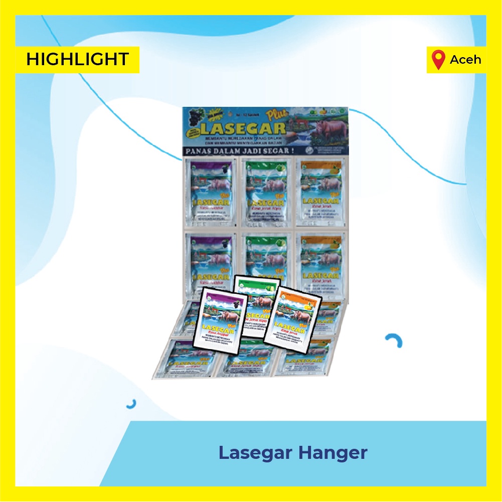 

Lasegar Minuman Penyegar Sachet Paket 3 Hanger isi 36sachet - Aceh
