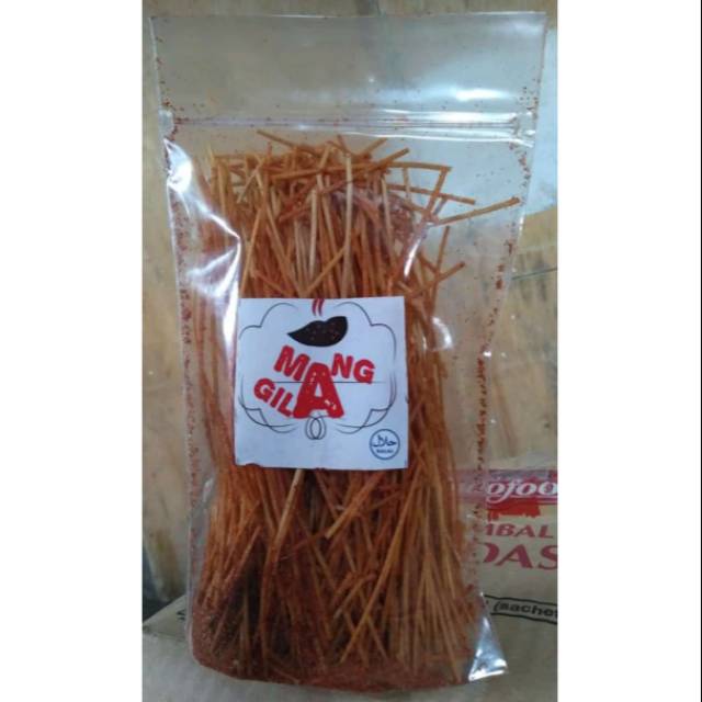 

100 gr Mie Lidi MangGila, camilan enak, murah, fresh tidak stok² asli homemade, sedia berbagai rasa