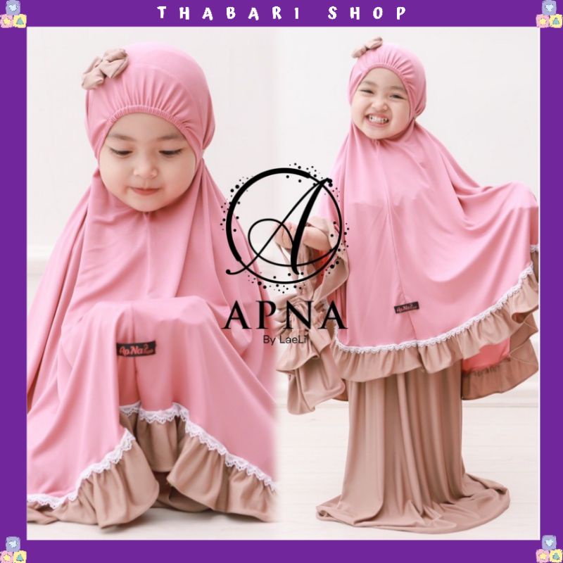 mukena anak jersey by APNA
