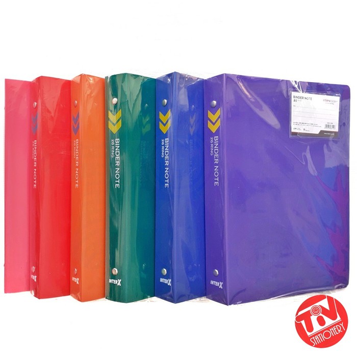 Binder Plastik - Binder Loose Leaf - Binder Polos Binder File Note Interx B5 Produk Terbaik