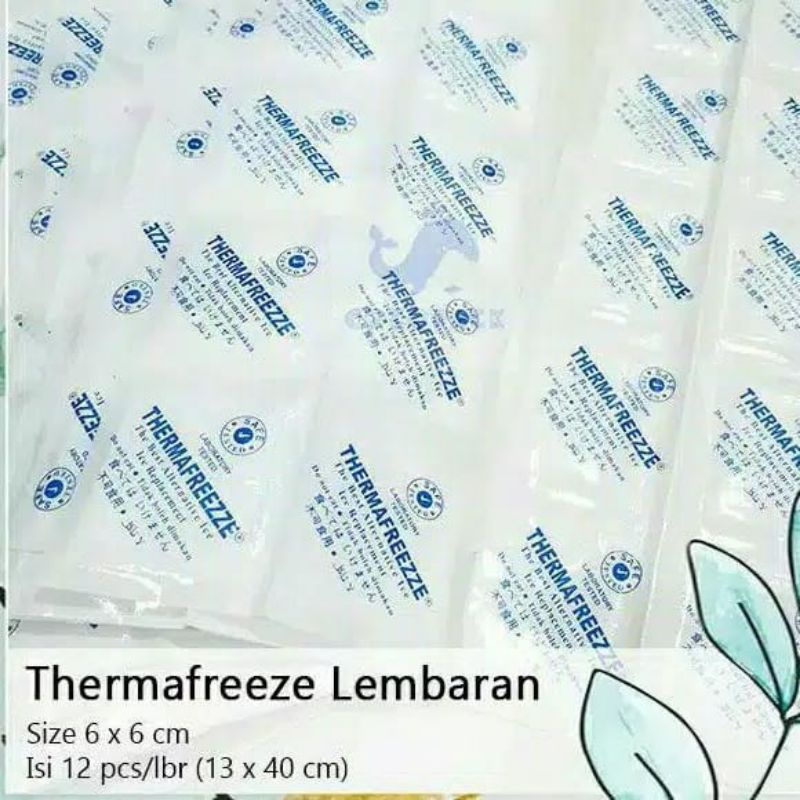 thermafreeze kecil isi 12 ice gel dry ice ice pack