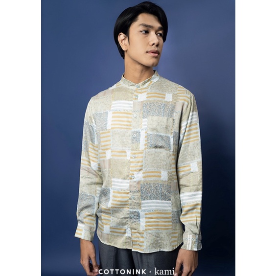 Cottonink Grey Flowerpatch Nigel by Kami. Kamiidea