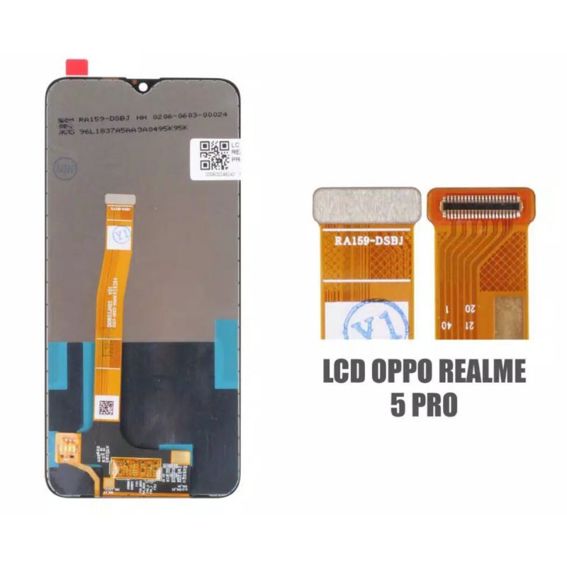 Lcd touchscreen realme 5 pro / realme q original