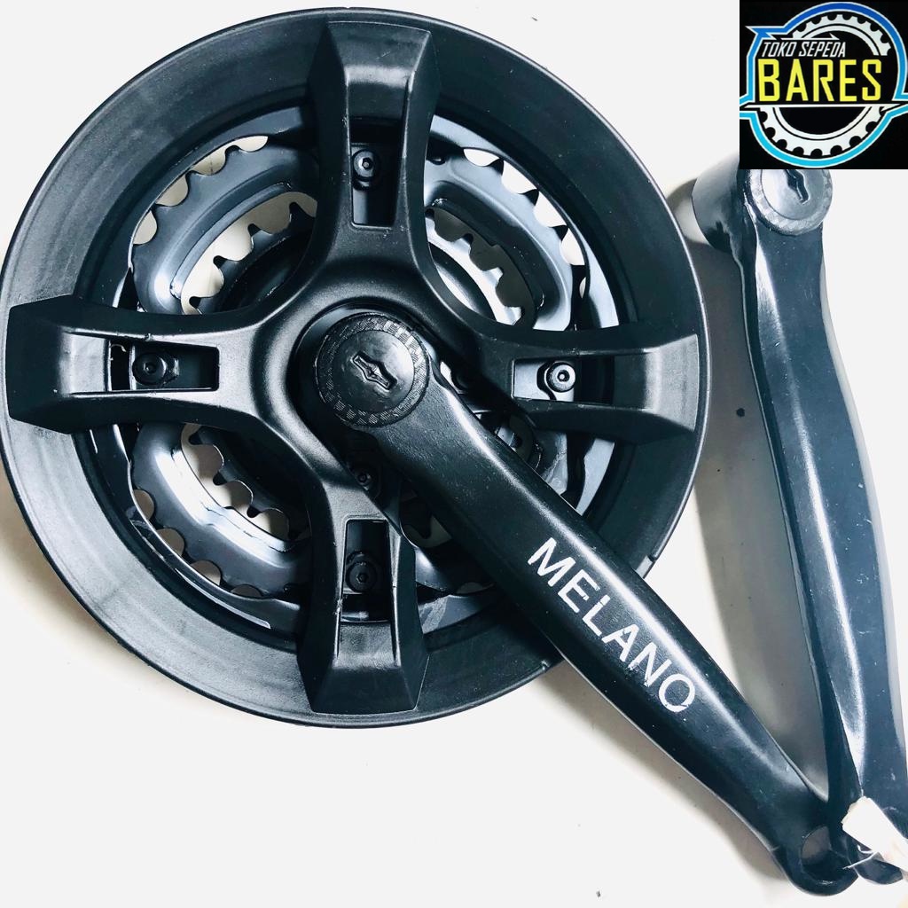 Gir Tengah Sepeda MTB Melano SJ-170 42T - 34T - 24T Triple Speed / Crank Gear