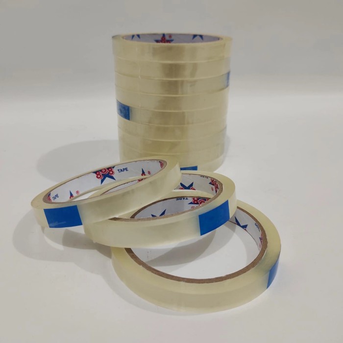 

isolasi 12mm x 72meter WONTAPE TR CLR