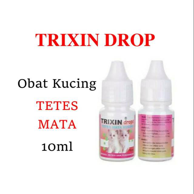 TRIXIN CAT - OBAT SALEP MATA KUCING - OBAT INFEKSI PERADANGAN MATA KUCING