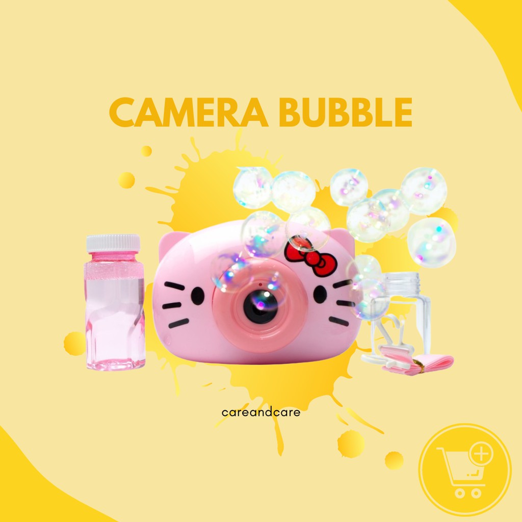 Mainan Bubble Elektrik Bentuk Kamera machine / Gelembung Bubble