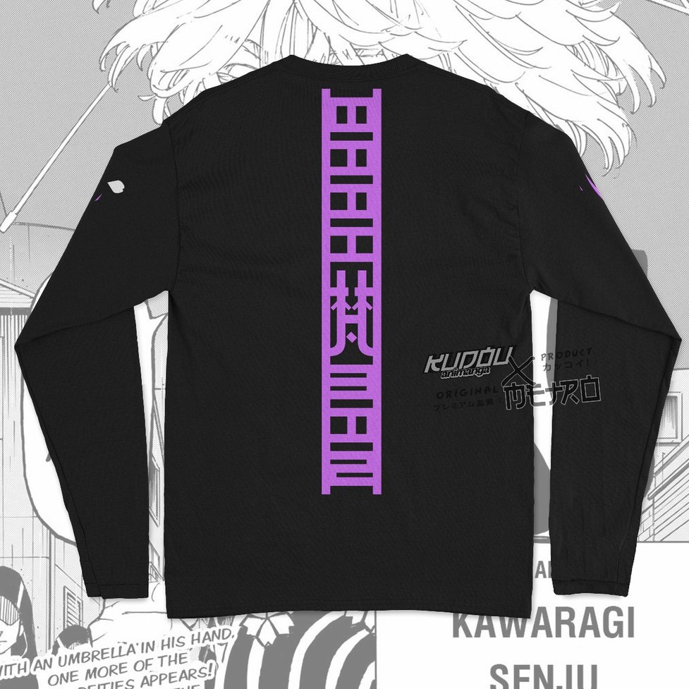 Longsleeve Brahman Gang Black Kawaragi Senju V2 Anime Manga Tokyo Revengers Premium Unisex