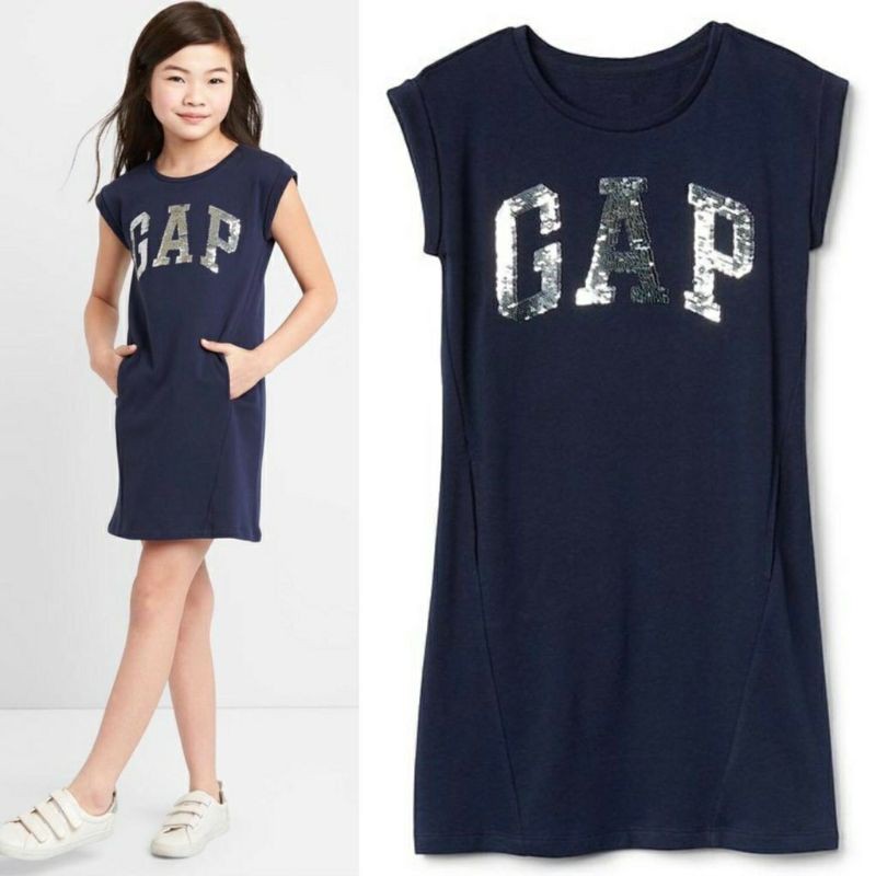 Dress Gap Kids flip sequin
