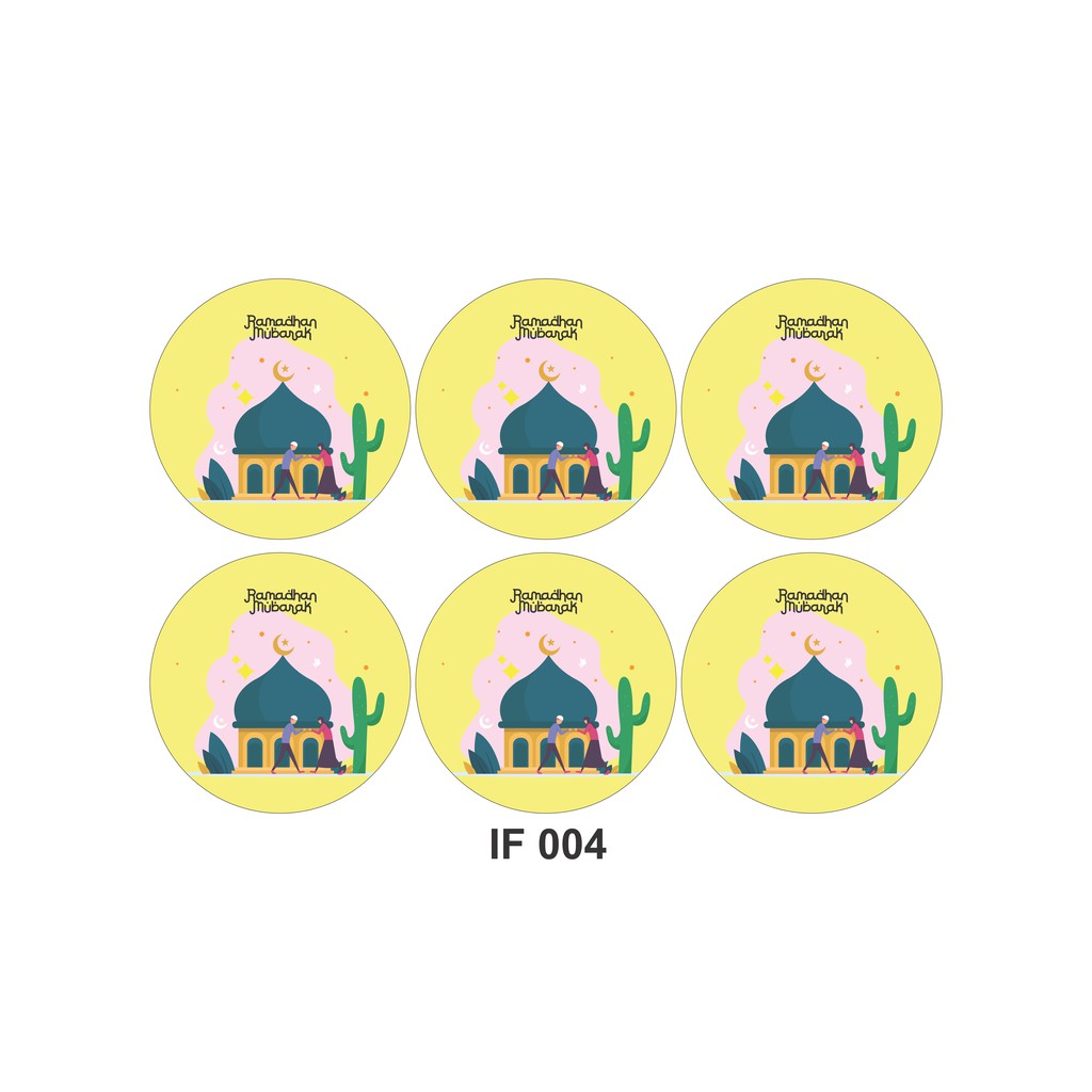 

Sticker IDUL FITRI label (IF-004) Toko Olshop Packaging print & cut (1 SET ISI 100 PCS)