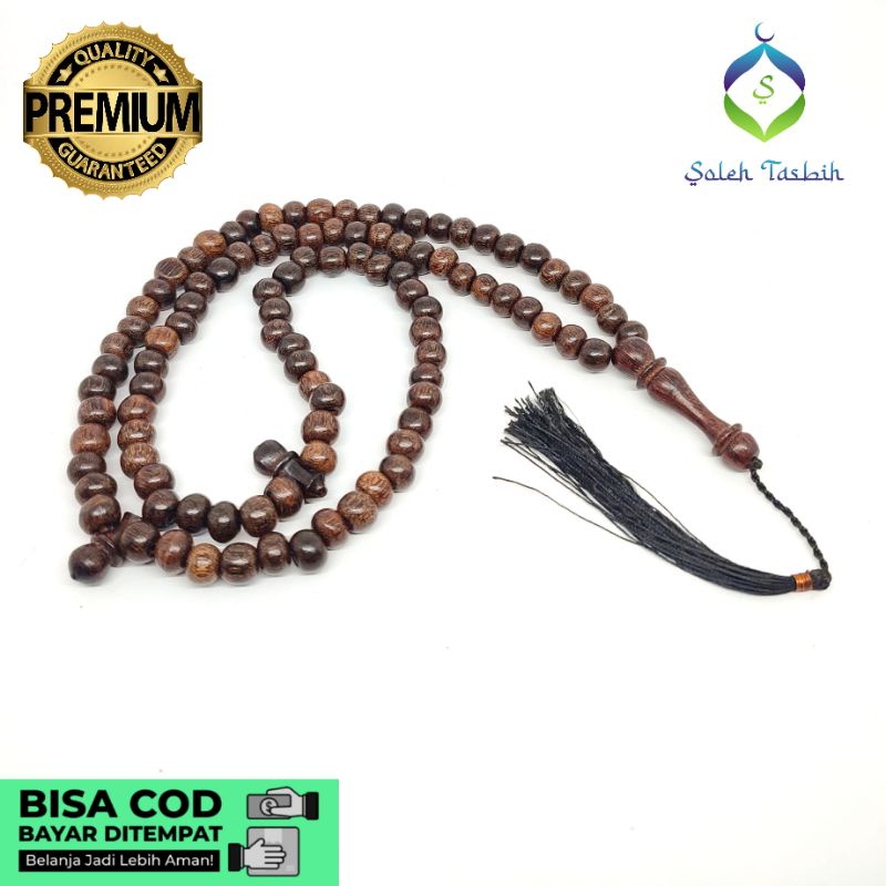 Tasbih Galih Asem Super 99 Butir Size 8mm