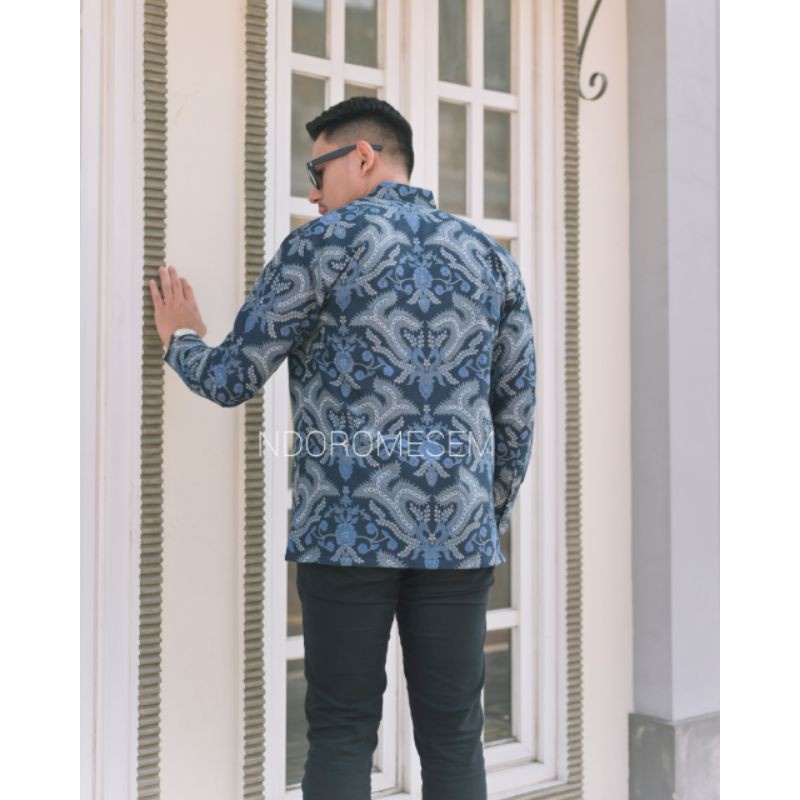 Batik Premium lengan panjang Batik Panjang Eksklusif bahan katun halus baturaden furing terbaru