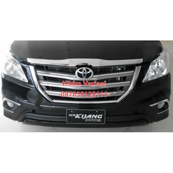 List Grill Grand Innova 7pcs Samping dan tengah Chrome