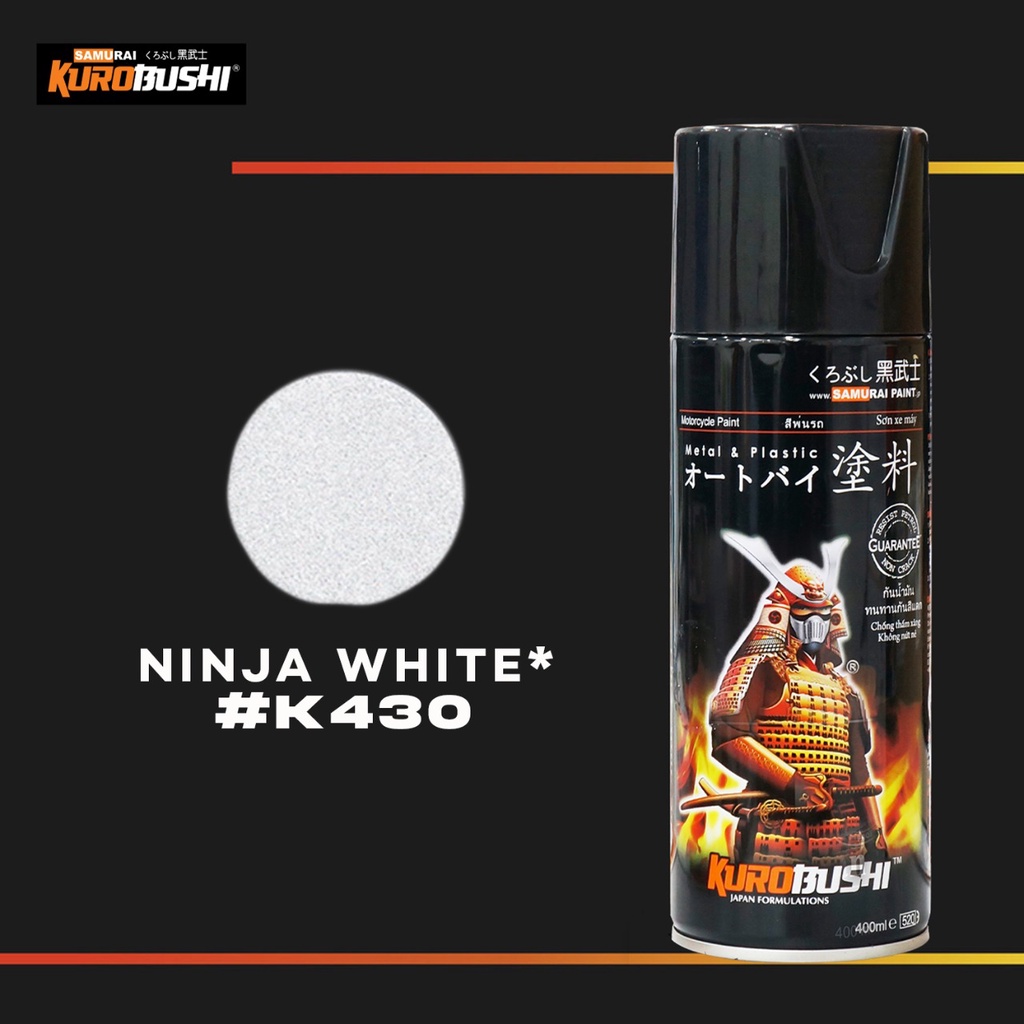 Samuraipaint, Ninja White K430 Cat Aerosol Kualitas Kompresor