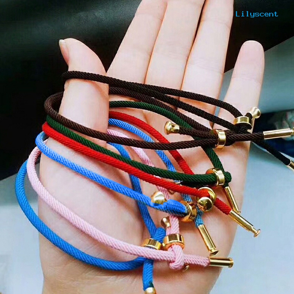 Gelang Tali Kepang Bahan Titanium Steel Ukuran 3mm Untuk Unisex