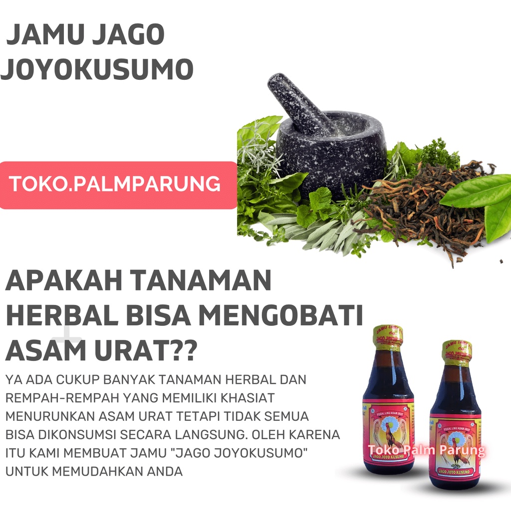 Jamu Jago Joyokusumo 150ml 10 Botol Obat Pegal Linu Dan Asam Urat Mujarab Produk Asli Herbal Alami