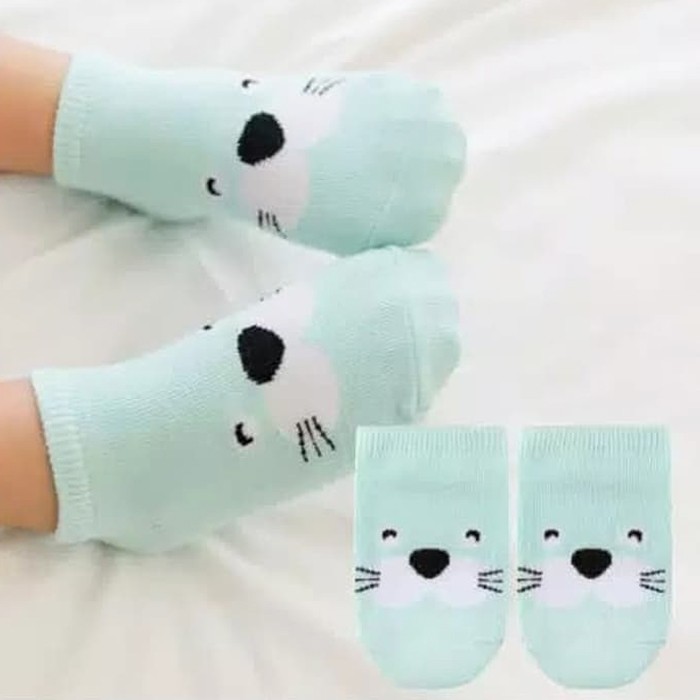 Kaos Kaki Anti Slip Motif Karakter Animal Baby Socks Kaos Kaki Bayi Impor