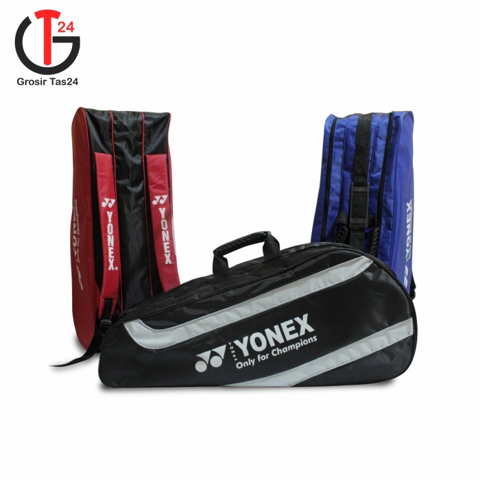 Tas Raket Badminton Merk Yonex 3 Resleting Dolby