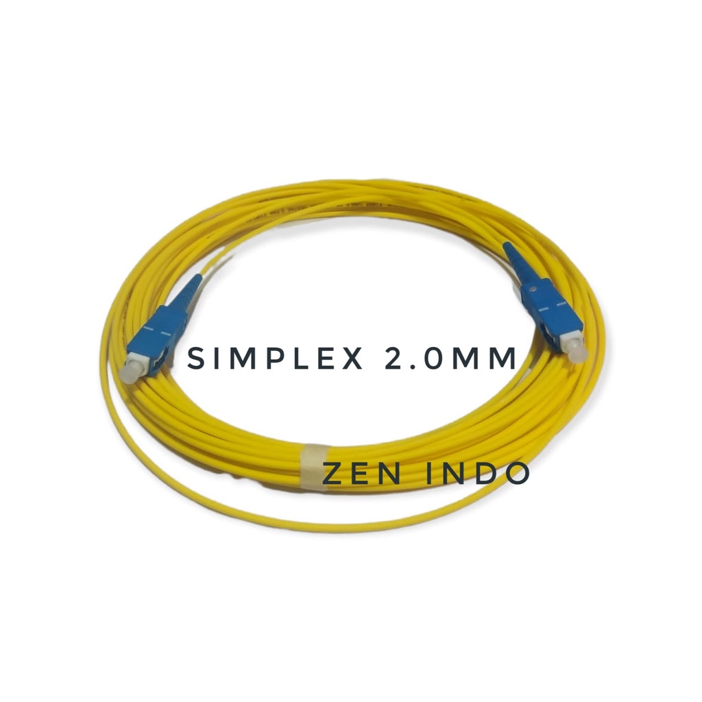 Patchcord Patch Cord Fiber Optik  Fiber Optik SC UPC SC UPC SM SP 2.0mm Simplex LSZH