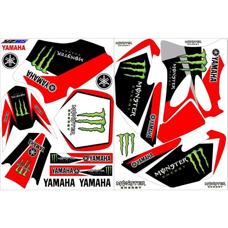 STRIPING STIKER DECAL MOTOR YZ 85 OLD/LAMA