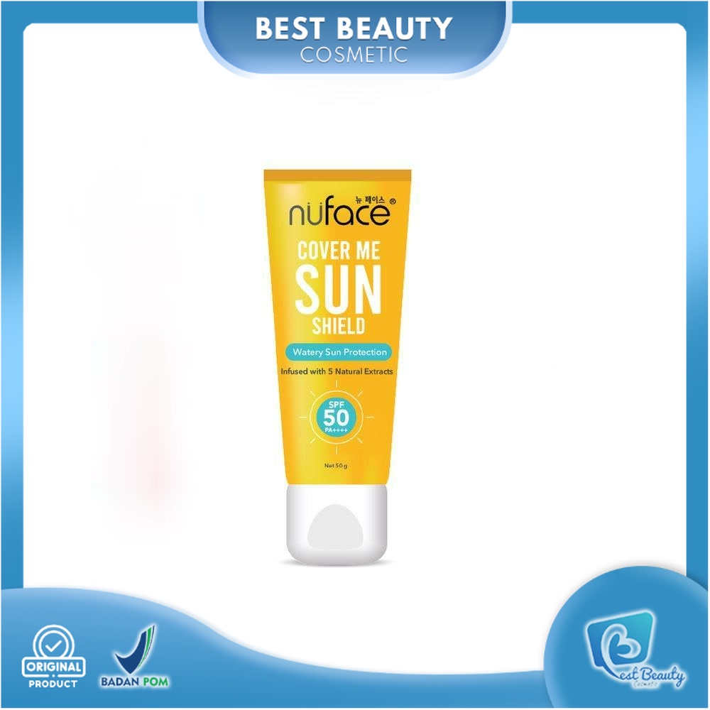 ★ BB ★  Nuface Cover Me Sun Shield SPF 50 PA++++ - Sun Protect Cream 50gr