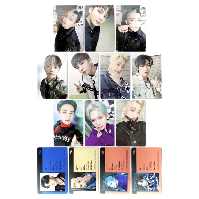 Ateez Official Photocard - The World Ep.1 : Movement