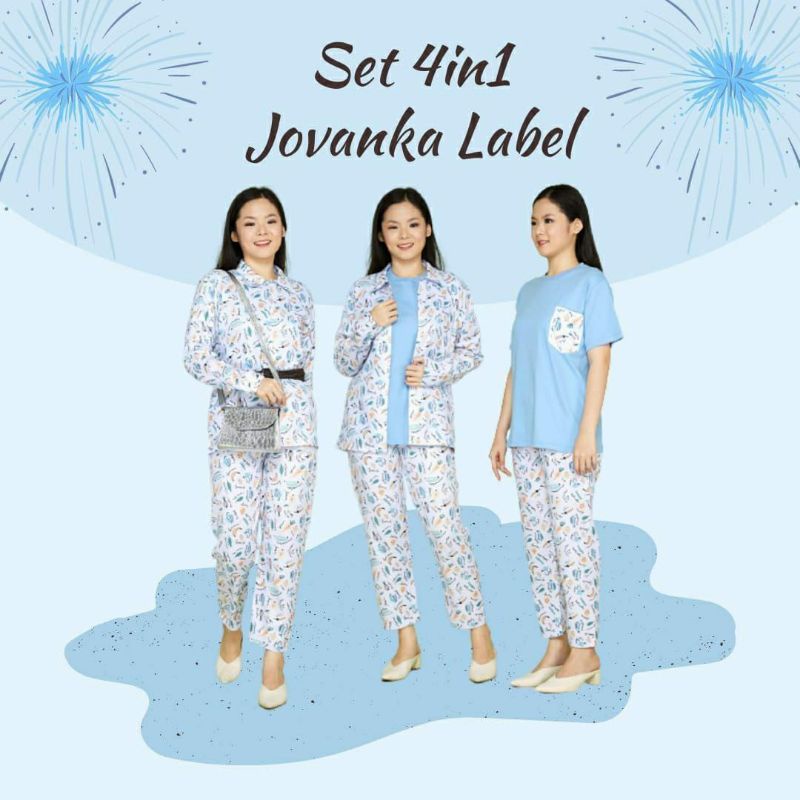 FREE TAS CANTIK | SET 4IN1 | JOVANKA LABEL