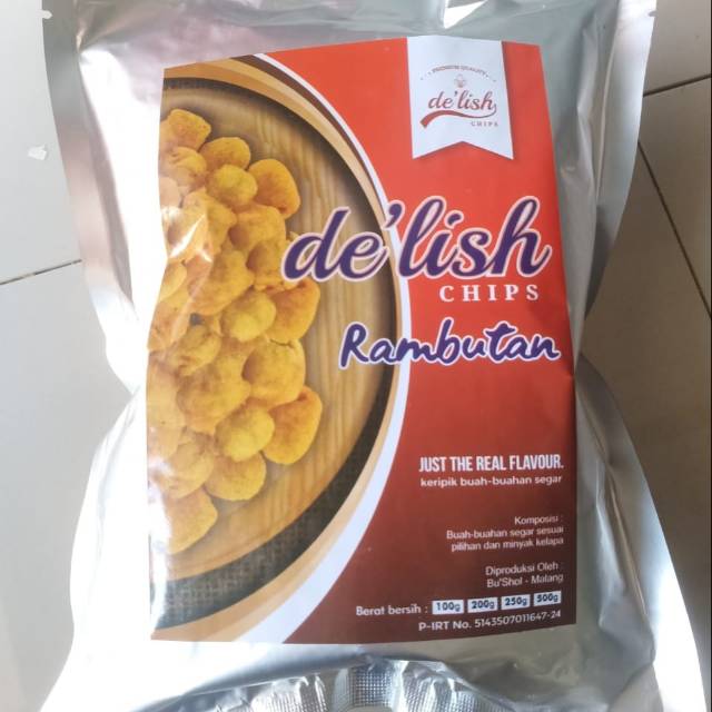

Keripik rambutan, keripik buah kemasan 100gr KW1 kripik oleh-oleh khas malang