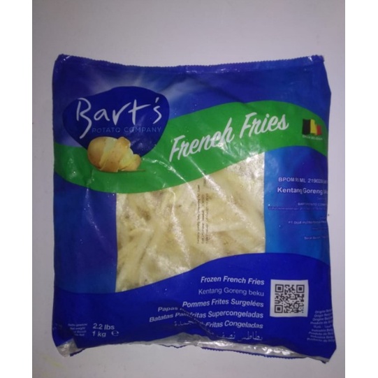 

Kentang Goreng Beku / Barts’ Frozen French Fries 1kg