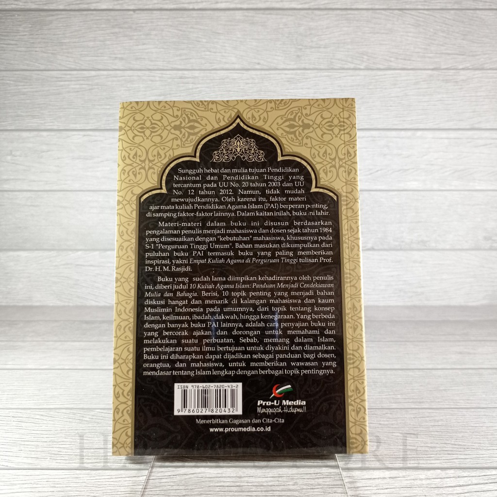 Buku 10 Kuliah Agama Islam - Pro U Media 100% Original