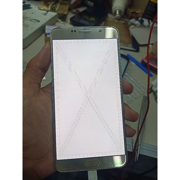 lcd Samsung note 5 copotan plus frame normal