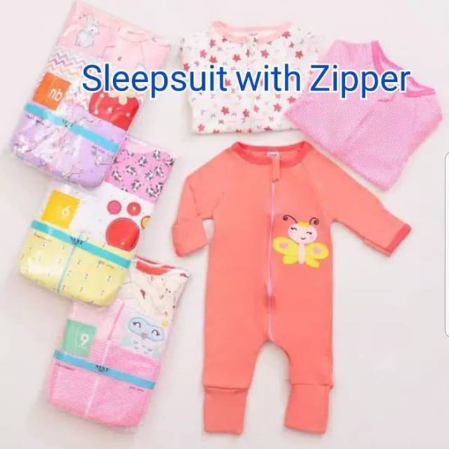 Sleepsuit Baby with Zipper PREMIUM KODE G