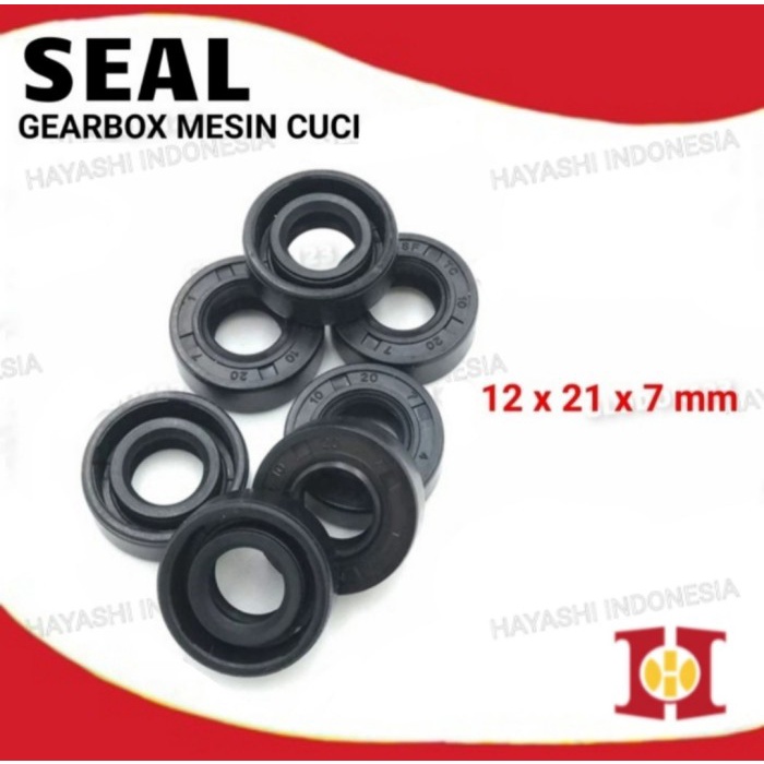 Seal AS Sil Gearbox Mesin Cuci Gear Box Bearing Karet 12 21 23 25 - 5pc